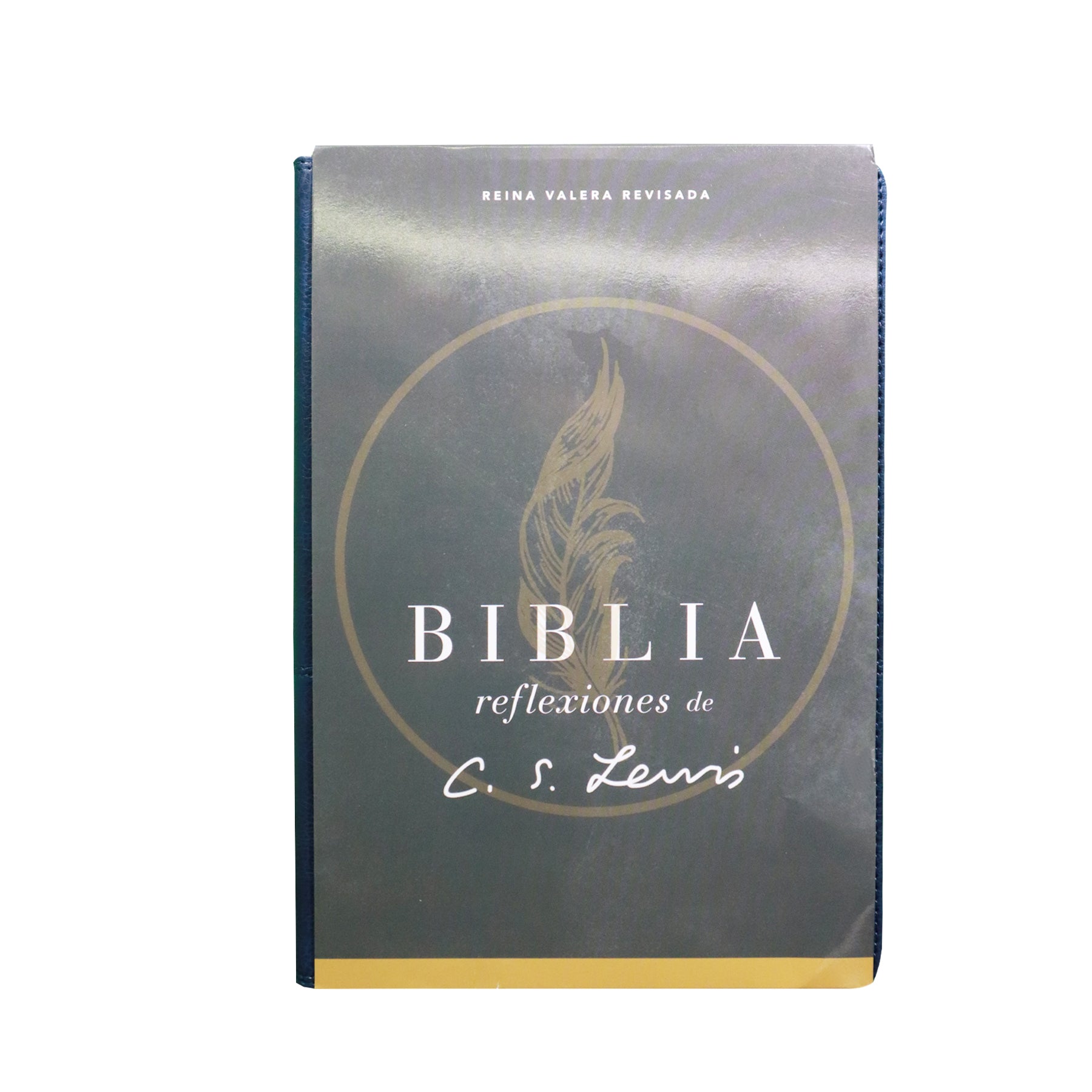 BIBLIA  REINA  VALERA REFLEXIONES DE C.S LEWIS / AZUL MARINO