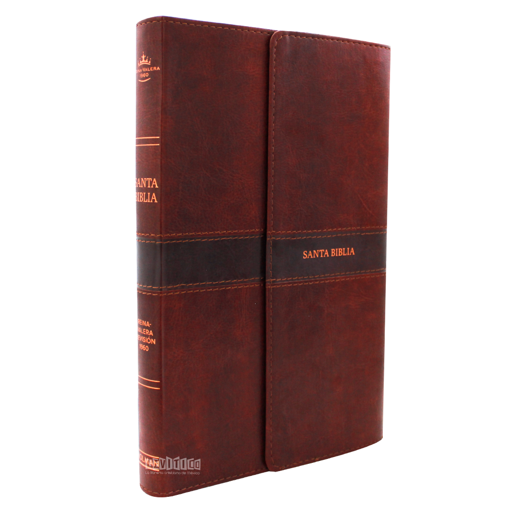 Biblia RVR1960 Ultrafina, con solapa símil piel C/INDICE