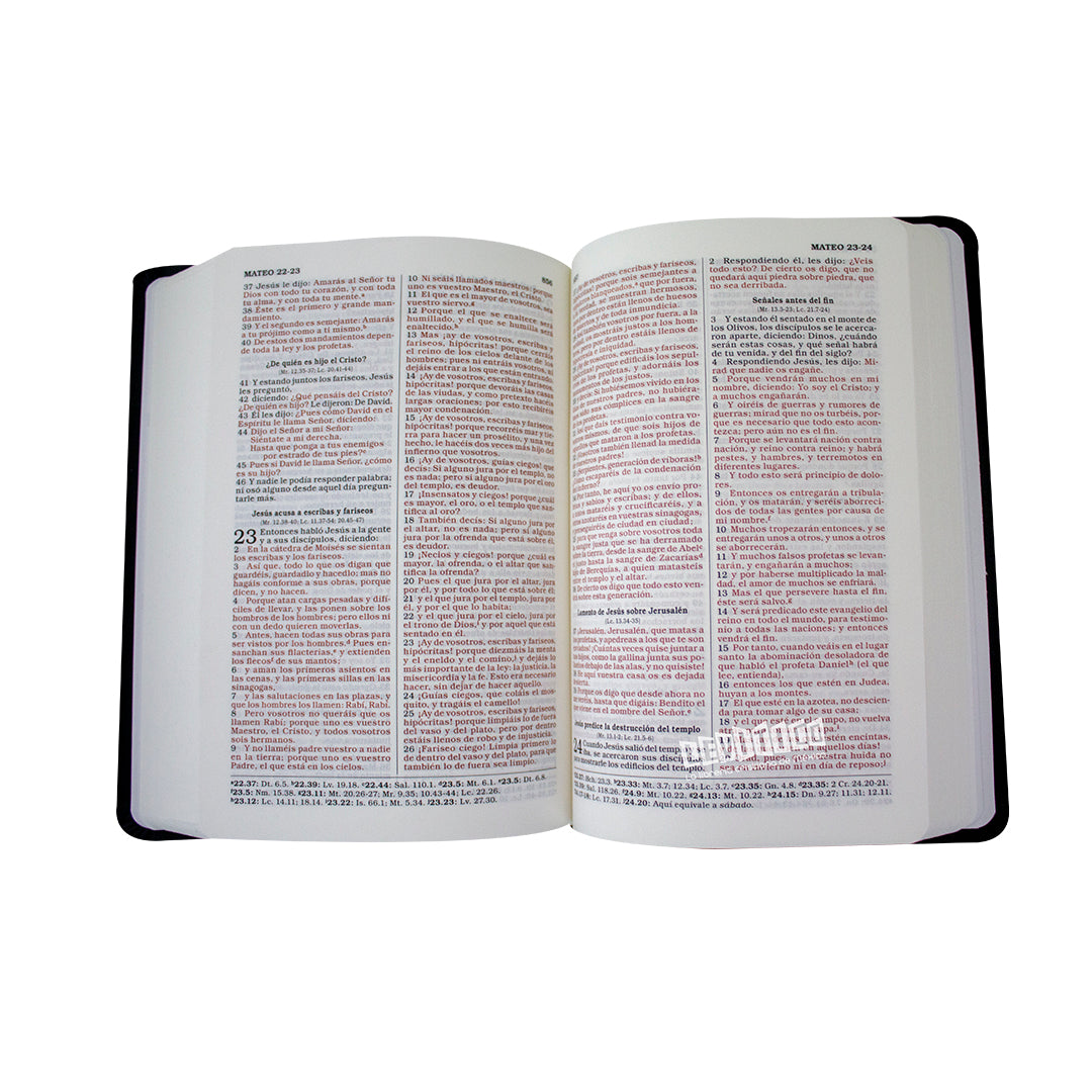 Biblia RVR1960 imitación piel negro - Regalos y premios