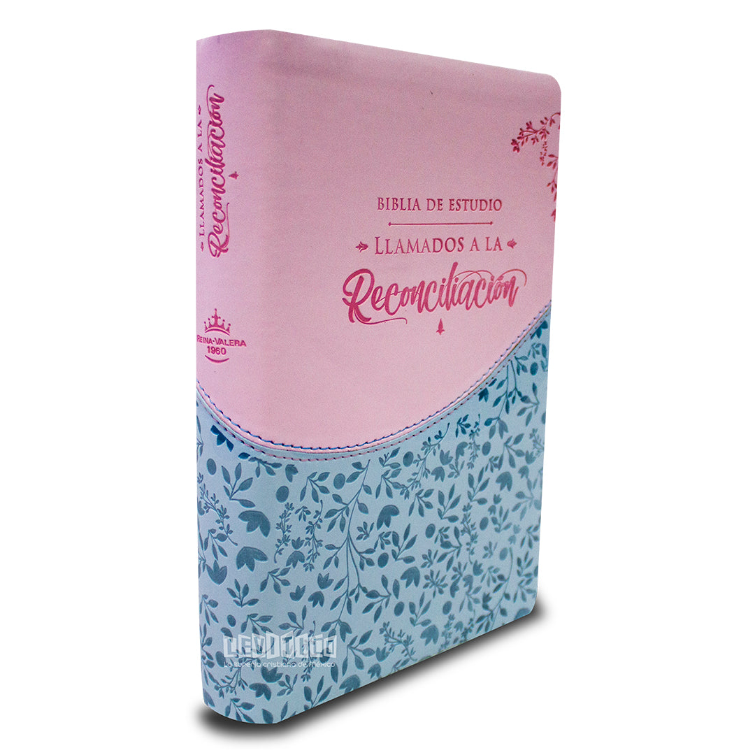 Biblia de estudio Llamados a la Reconciliación RV1960, Rosa floral c/índice