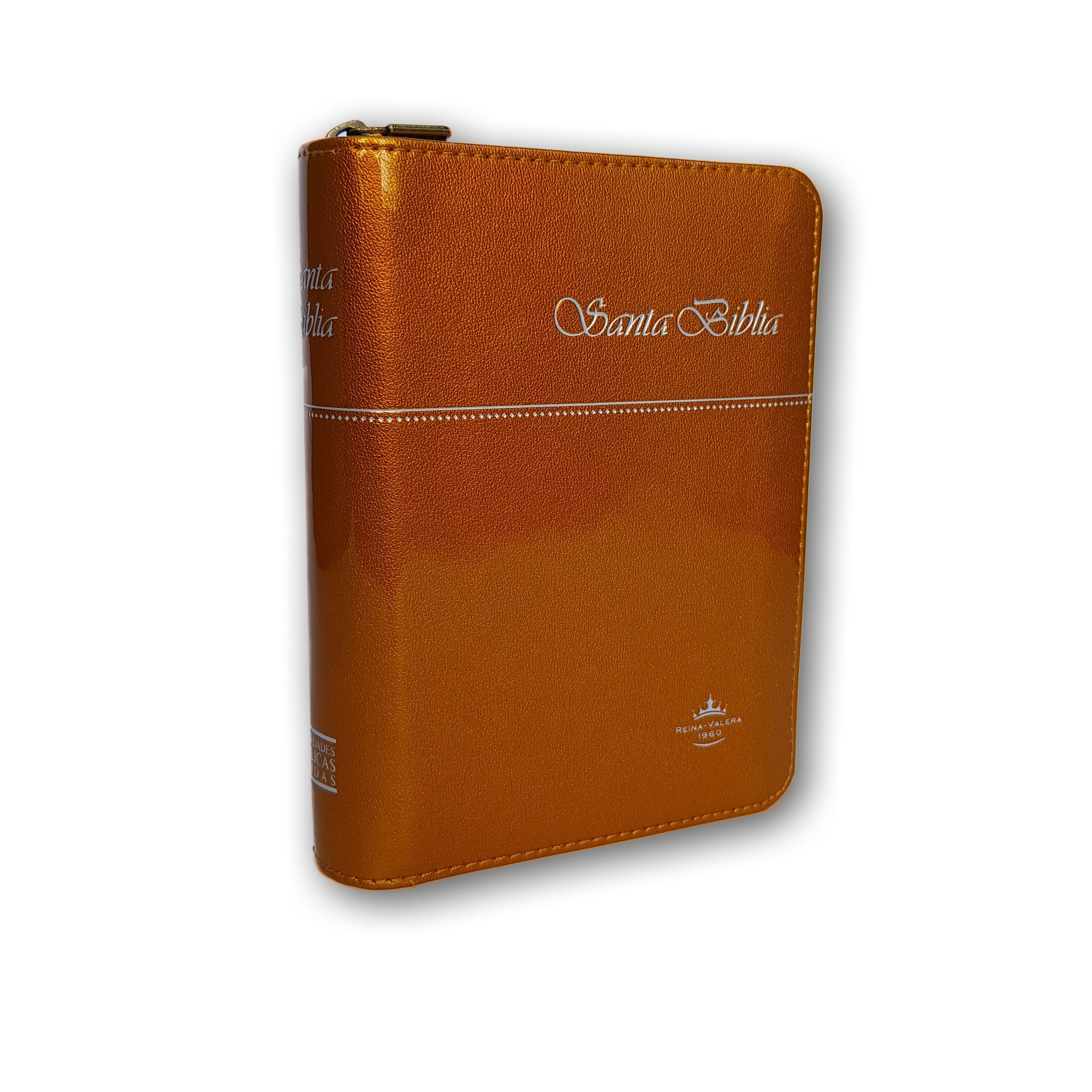 Santa Biblia RVR1960 Compacta c/indice color metalizado