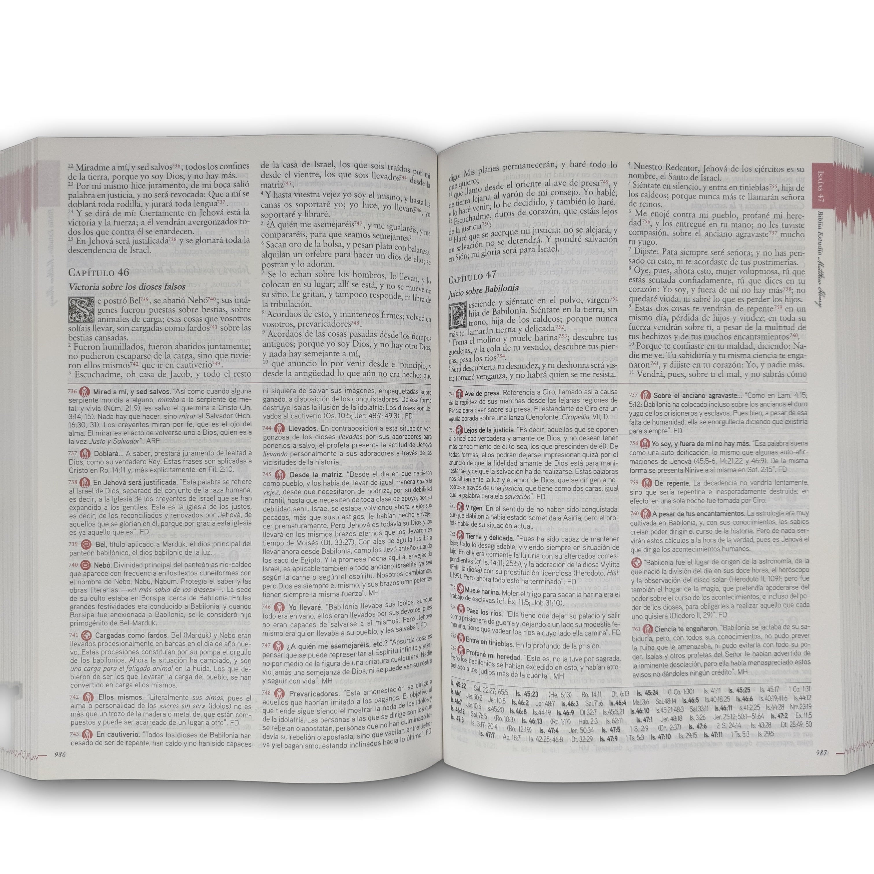 Biblia de estudio RVR Matthew Henry Tapa Dura