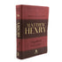 Biblia de estudio Matthew Henry Piel italiana café