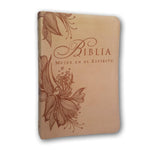Biblia Mujer en el espiritu Imitación piel rosa bronceado - Levítico