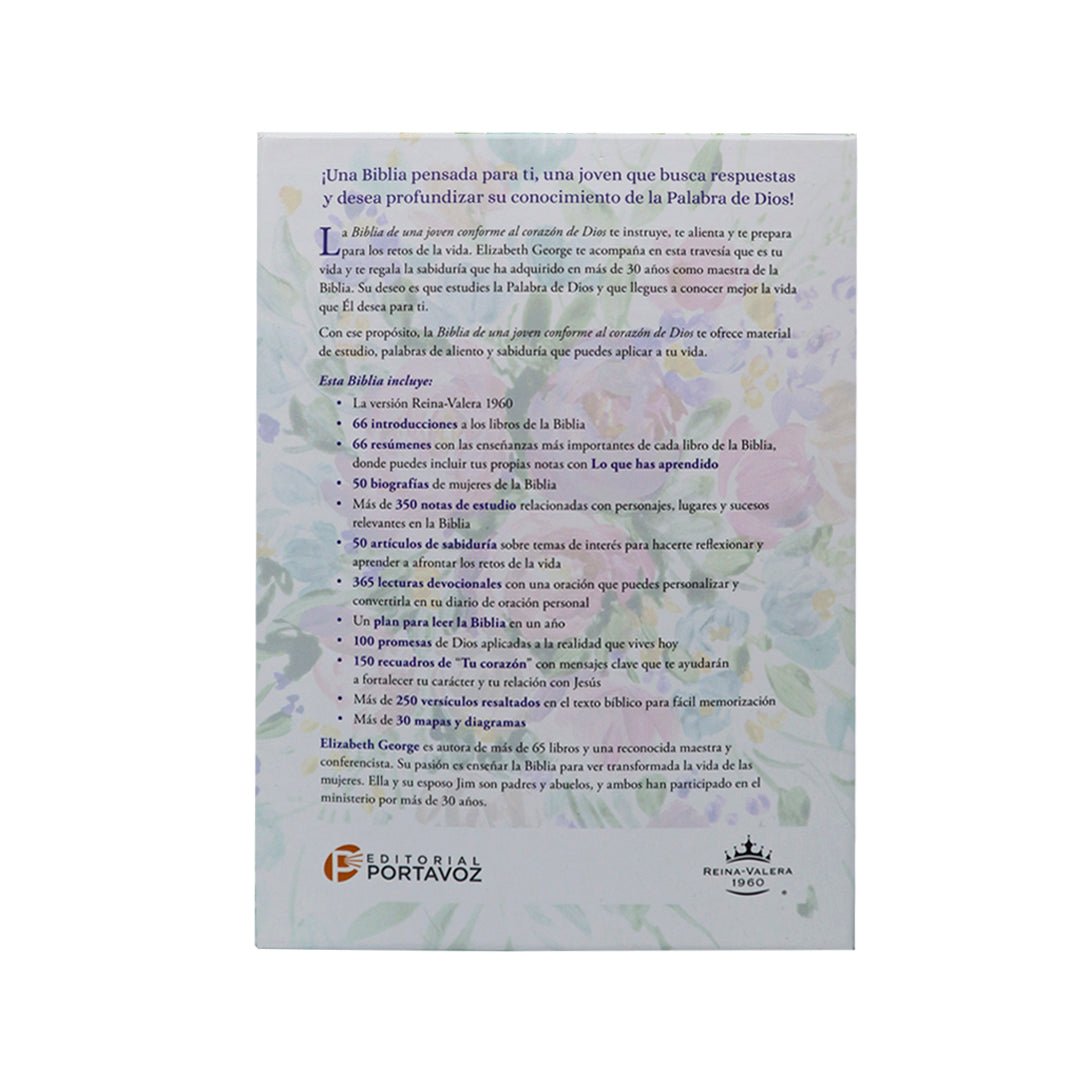BIBLIA RV1960 DE UNA JOVEN CONFORME AL CORAZON DE DIOS/ DUOTONO FLORAL - Levítico