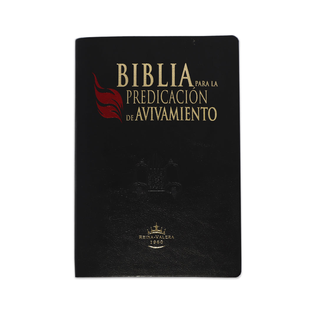 BIBLIA RVR1960 PARA LA PREDICACION DE AVIVAMIENTO NEGRO C/INDICE