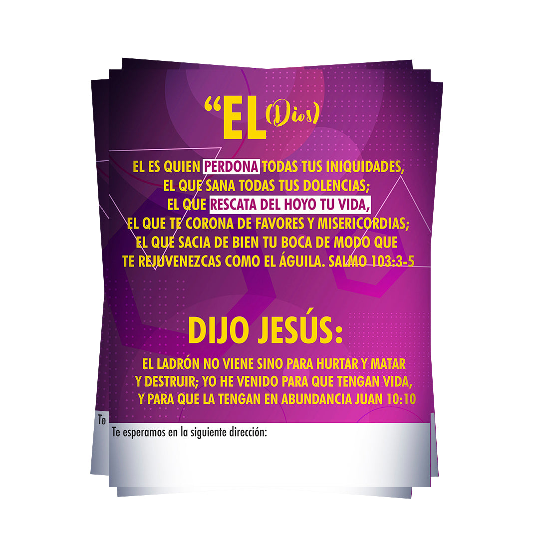 Disfruta (folleto evangelistico) 100 piezas
