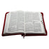 santa biblia rvr1960 tamaño manual  letra gigante rojo  c/indice/cierre