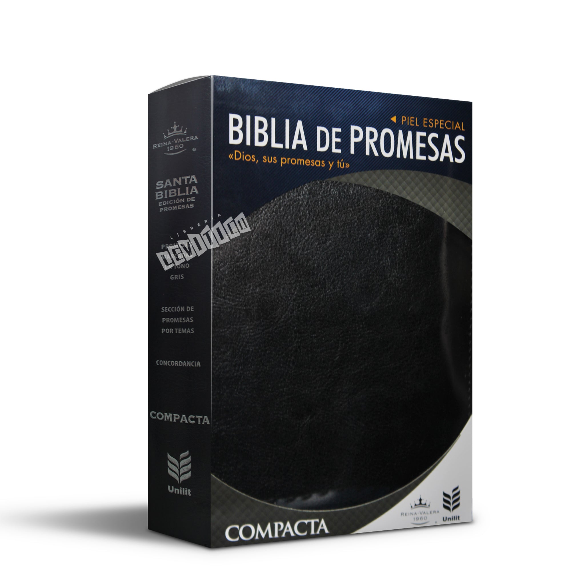 Biblia de Promesas  Compacta/ negra con cierre