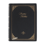 Santa Biblia RVR60 Negra con dorado