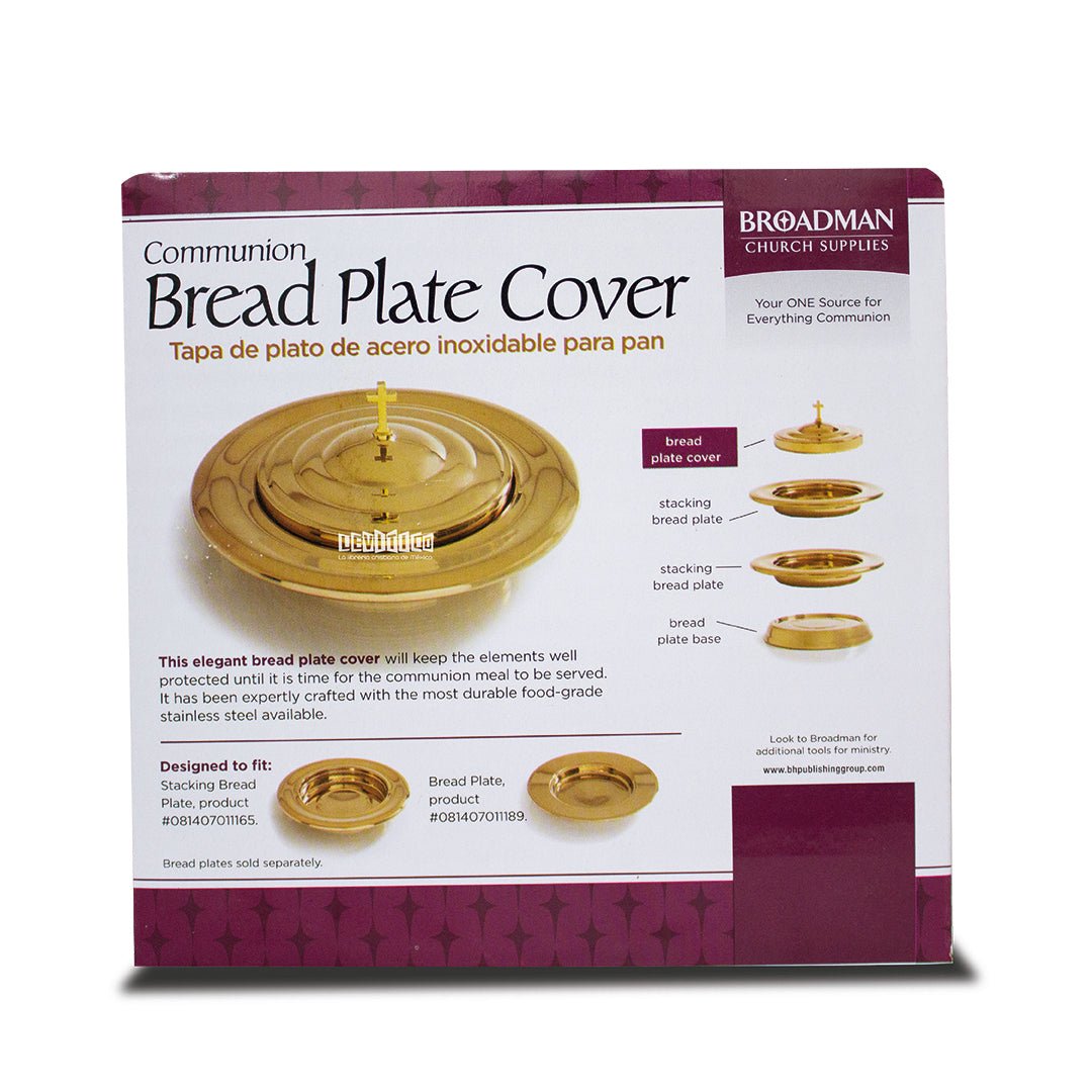 Tapa de plato para Pan de Santa cena (Dorado) - Levítico